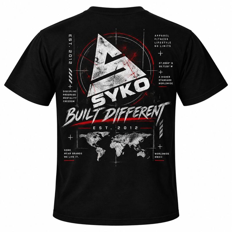 SYKO Built Different Tee