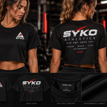 Women's SYKO Athletics Crop Tee