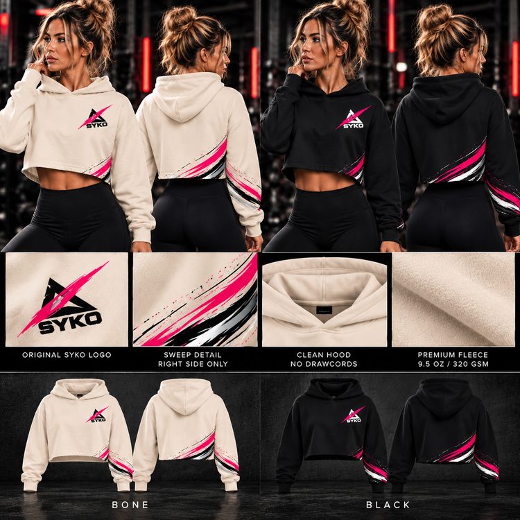SYKO Women's Relaxed Cropped Hoodie