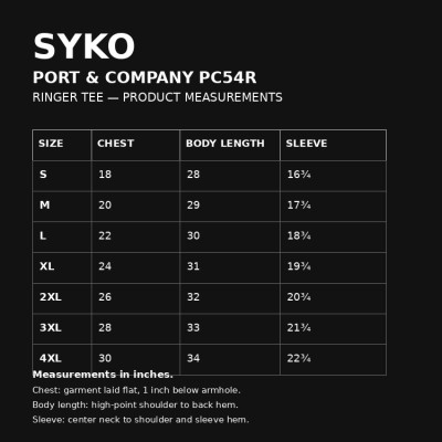 SYKO Originals Ringer Tee